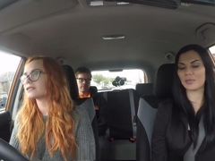 Threesome Fuck After Fake Driving Test