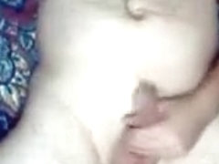 Jerk off session without panties