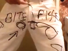 Destroy white tee brief and jeans Part 1 J1