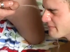 Man pissing inside boy gay porn Piss Plowed Threesome Boys