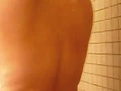 Wife caught in the shower  -- great ass!