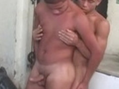 Hottest male pornstars Joam Jorge and Luis Alfonso in horny blowjob, rimming homosexual adult clip