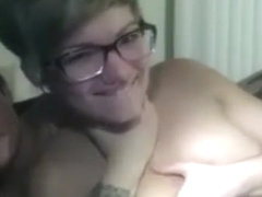 Boobs have laid and out of doors lick act