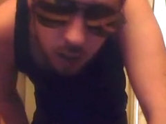 Sagging Jeans smokin' a Blunt and Wanking w/ Shorts