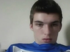 Cute Sportsman Masturbating