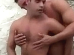 Hot Brazilians Bareback Trio Outside