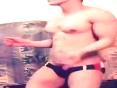 Horny male in amazing webcam gay sex clip