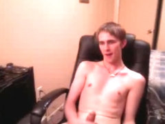 Young Teen Skater Slut Boy Milks His Hot Cock