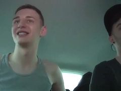 Teen backseat hard fuck