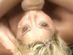 Fat Blonde Slob Getting Face Fucked Brutally Rough