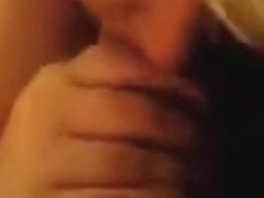 Chubby girl pov handjob and blowjob with cumshot