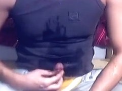 lengthy make water in undie fake penis assplay cum session part1