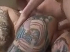 Hot tattooed man gets pounded hard