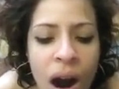 Latina Gets A Bukkake And Swallows! She Love