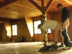 Horny boy fuck his friends ass bare