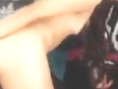 Tranny dildo fuck with surprise