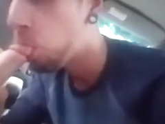 Sucking a Big Daddy Dick in the Car