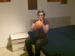 B2p orange balloon 15 inch