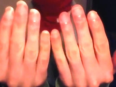 Deborah webcam nails and fingers fetish bites her longs nails 01 04 2017