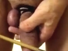 beating my cock and balls again