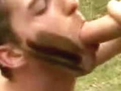 Exotic male in fabulous blowjob, public sex gay xxx video