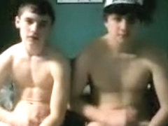 Horny male in hottest handjob, amateur homosexual xxx clip