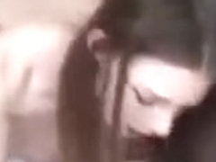 She looks hot when she sucks and licks dick