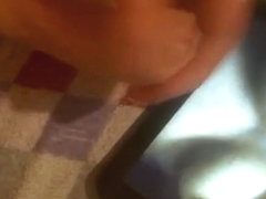 Cum tribute for a friend with very sexy nipples