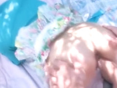 Hot teen gets fucked outdoor