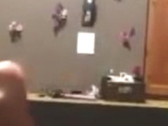 Hot Brunette makes a video for Daddy and broadcasts it