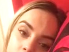 girl shows her small titties on periscope