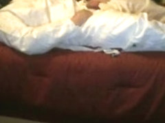 Gas mask and vibrator masturbation