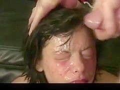 Cum on her Boca Cara