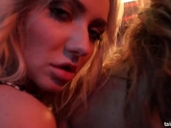 Excited bisexual pornstars fucking at sex party