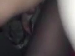 Interracial sex closeup
