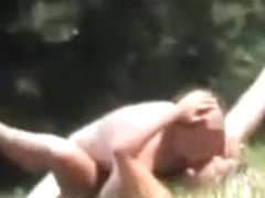 Couple fucking in the field