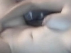 Blonde wife masturbates on a webcam