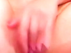 Slim masturbated in webcam