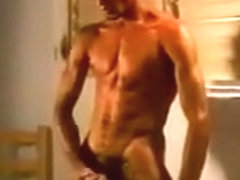 Str8 Latin dude dances, jacks for gay guys