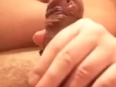 Jerking off and precum (no cumshot)