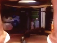 Classy White high heels and upskirt