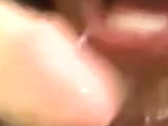 Thick Ebony Sloppy, Spit Dripping, Sucking On Cam