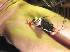 Multiple orgasms from e-stim
