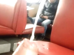 GUY ERUPTS ON THE TRAIN