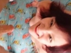 epic pov non-professional oral-stimulation and massive cum consume