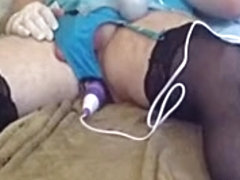 38 JORGINA - RESTRAINED ANAL ORGASM IN SEXY LINGERIE