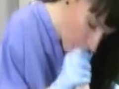 The nnurse helps him feel better with a nice blowjob