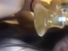 stoned teen showing her tits on periscope