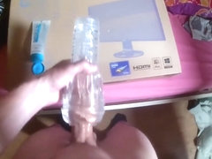 1st time using a Fleshlight Ice