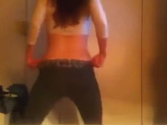 Incredible twerk web camera dance clip